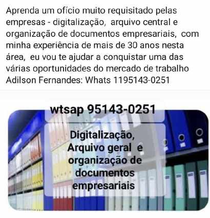 Foto 1 - Curso arquivista