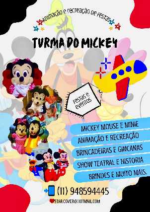 Foto 1 - Mickey e minie animao de festas infantil